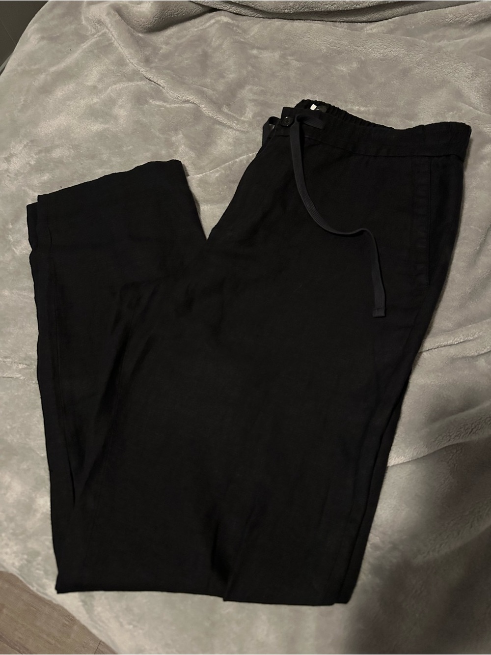 Vince Black Women's Drawstring Jogger Pants